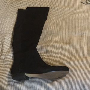 Banana Republic black suede boots